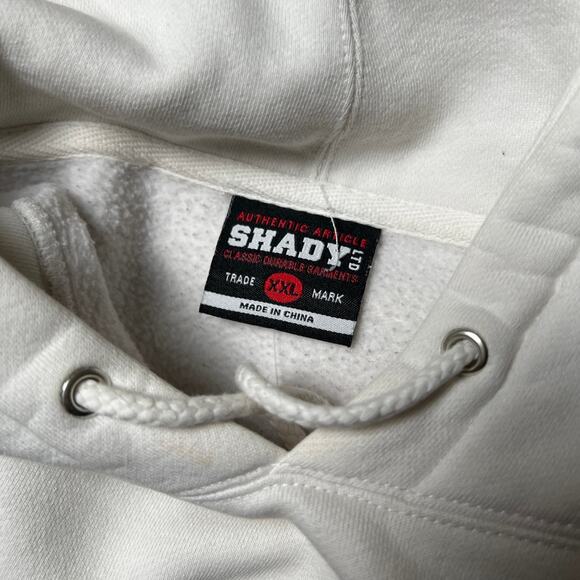 2000'S Shady LTD 2XL White Hoodie Pullover Crown Logo - Picture 8 of 9